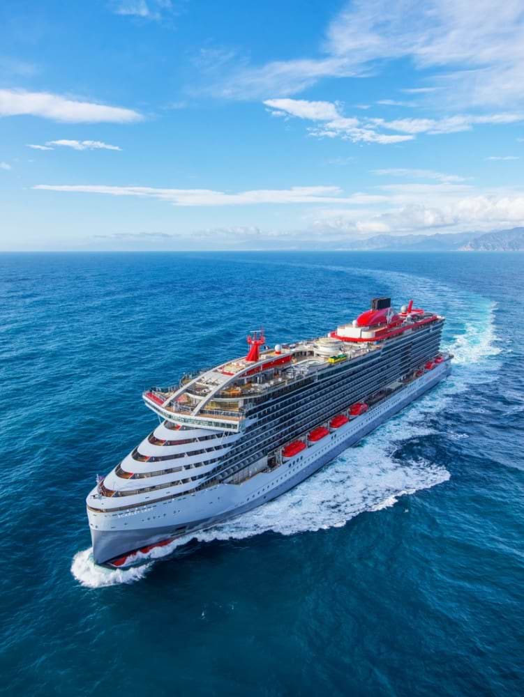 Scarlet Lady Overhead view