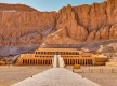 Ancient ruins of the Mortuary Temple of Hatshepsut in Luxor Egypt