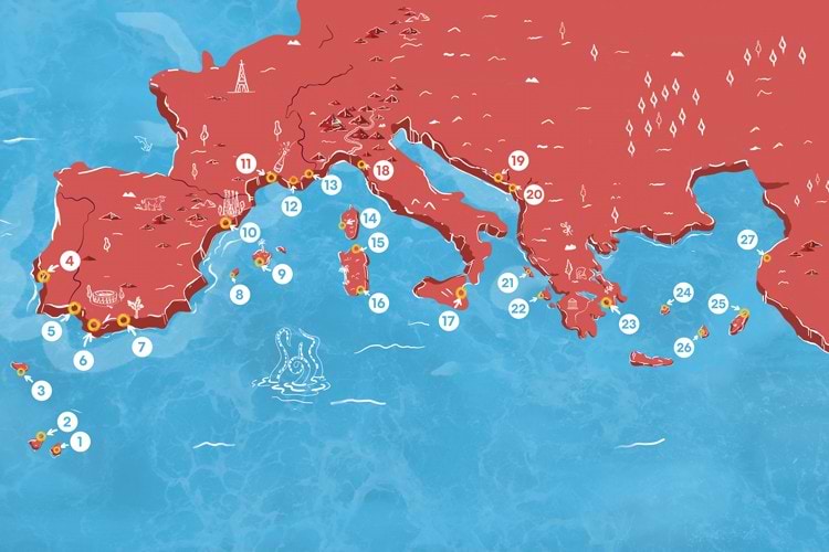 Europe map