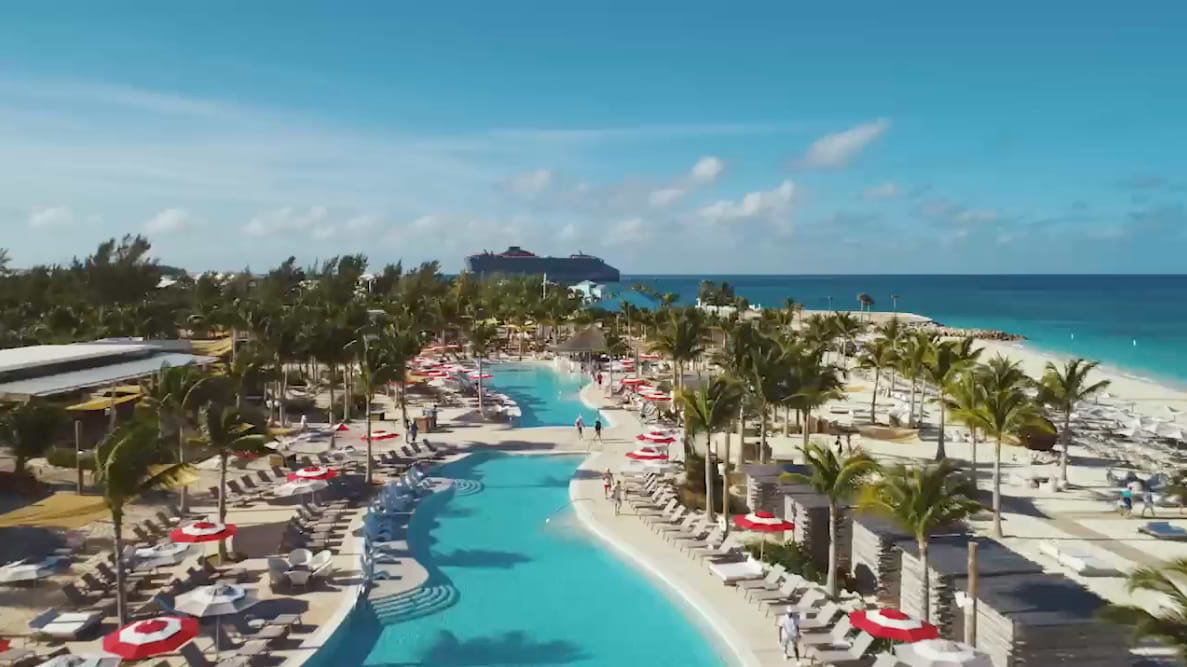 Virgin Voyages exclusive Beach Club