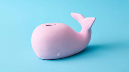ceramic whale